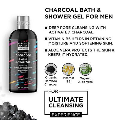 Bryan & Candy Charcoal Square Kit 550ml 5's - Creams/Oils/Lotions