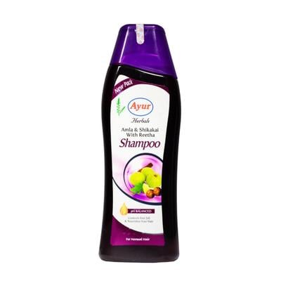 Ayur Herbals Amla Shikakai Reetha Shampoo 200 ml - Personal Care (Ayush)