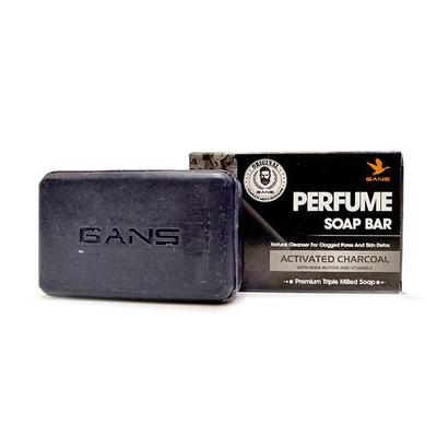 GANS Perfume Soap Bar - Activated Charcoal 125 gm - Soaps