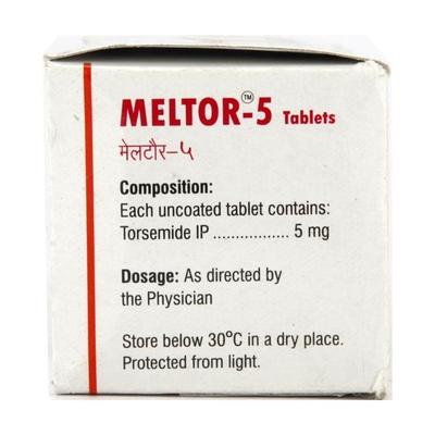 Meltor 5mg Tablet 10'S - Hypertension-Diu
