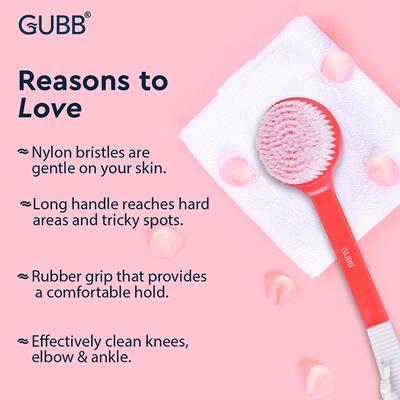 Gubb Bath Brush with Long Handle 1's - Scrubs & Exfoliants