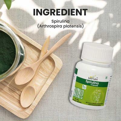 Jairishi Spirulina Veg Capsule 60's - Speciality Medicines