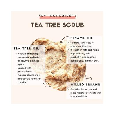 Essentia ExtractsTea Tree Face & Body Exfoliating Scrub 15 gm - Scrubs & Exfoliants