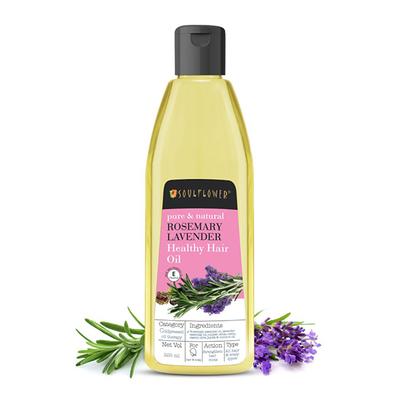 Soulflower Rosemary Lavender Healthy Hair Oil 225 ml - Hair Oils