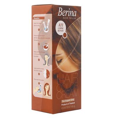 Berina A11 Copper Blonde Hair Color Cream 60 gm - Crème