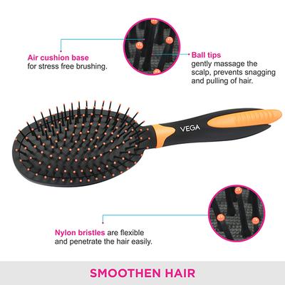 Vega Cushion Brush (E20 - CB) 138 gm - Hair Brushes
