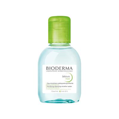 GWP Bioderma Sebium H2O Purifying Micellar Cleansing Water and Makeup Removing Solution for Combination To Oily Skin 100ml - Make Up Removers