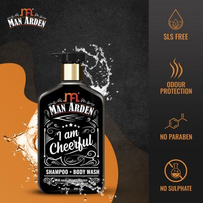 Man Arden I Am Cheerful Shampoo + Body Wash 250 ml - Shampoos