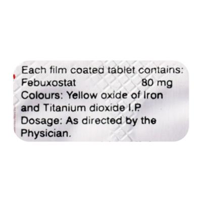 ENDEAVOUR'S FURIC 80mg Tablet 15's - Gout