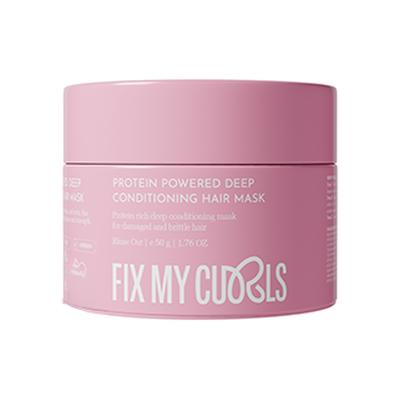 Fix My Curls Protein-Powered Deep Conditioning Hair Mask for all Hair Types 50 gm - Hair Masks & Packs