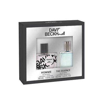 David Beckham Men Set (Homme 30ml + Essence 30ml Eau de Toilette) 60 ml - Men Perfumes (Edt/Edp)