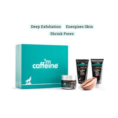 mCaffeine Strong Brew Espresso Gift Kit - Diwali Gift Sets & Combos For Women & Men 350 gm - Face Packs
