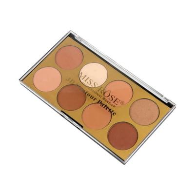 Miss Rose Professional 8 Color Face Highlighting & Contour Palette 7003 - 050N 02 20 gm - Face Palettes
