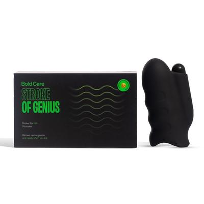 Bold Care Stroke of Genius Premium Vibrating Stroker for Men 1's - Massagers And Vibrators