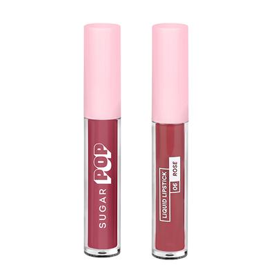 SUGAR POP Liquid Lipstick - 06 Rose 2.5 ml - Liquid Lipsticks