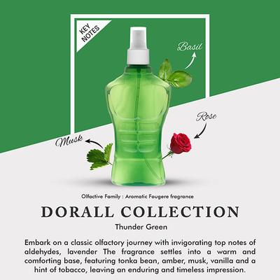 Dorall Collection Thunder Green Fragrance Body Mist 236 ml - Men Perfumes (Edt/Edp)