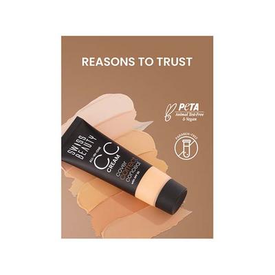 Swiss Beauty All-In-One CC Cream-Soft Ivory 25 gm - Bb & Cc Creams