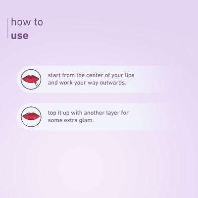 Plum Glassy Glaze Lip Lacquer 3-In-1 Lipstick + Lip Balm + Gloss, 04 Blushing Babe 4.5 ml - Liquid Lipsticks