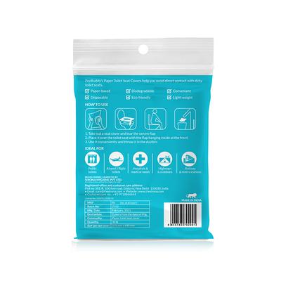 PeeBuddy Disposable Paper Toilet Seat Cover 60's - Toilet Seat Sanitizer