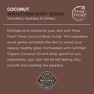 Petal Fresh Smoothing Coconut Body Scrub 473 ml - Scrubs & Exfoliants