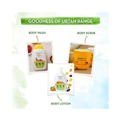 Mamaearth Ubtan Body Scrub with Turmeric & Saffron for Tan Removal 200 gm - Scrubs & Exfoliants