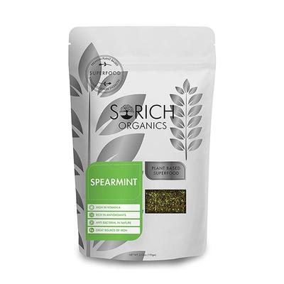 Sorich Organics Dried Leaves - Spearmint 100 gm - Herbal Dietary Supplement