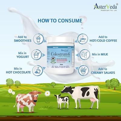 Asterveda Colostrum 6 Supplement Powder 250 g - Health Products