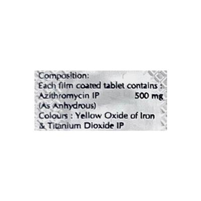 AZIFEM 500mg Tablet 3's - Bacterial Infections-Mac