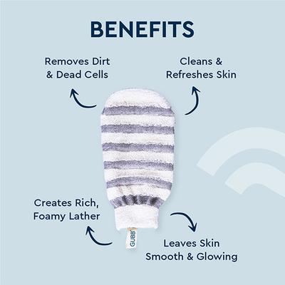 GUBB Exfoliating Bath Mitt Dual Sided 60 gm - Scrubs & Exfoliants