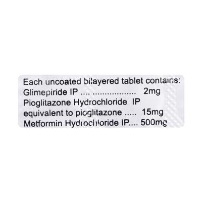 PIONORM GM 2 Tablet 15's - Diabetes-Ant
