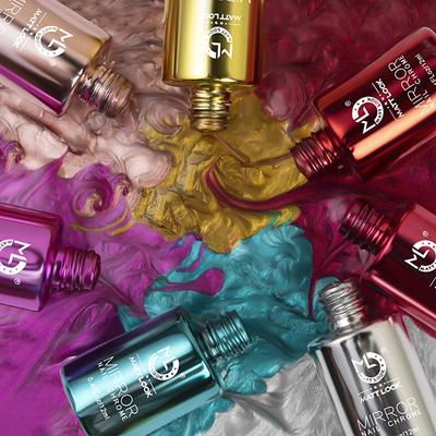 Matt Look Mirror Nail Chrome, Purple -NP-05- A 12ml - Nail Polish