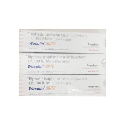 Wosulin 30/70 Pen(Dispo) 1X3ml - Diabetes-Ins