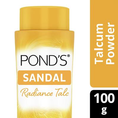 Pond's Sandal Radiance Talcum Powder, Natural Sunscreen 100 gm - Body Sunscreen