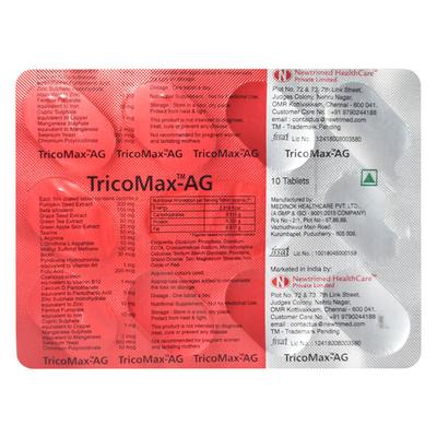 Tricomax AG Tablet 10'S - Supplements-Ent