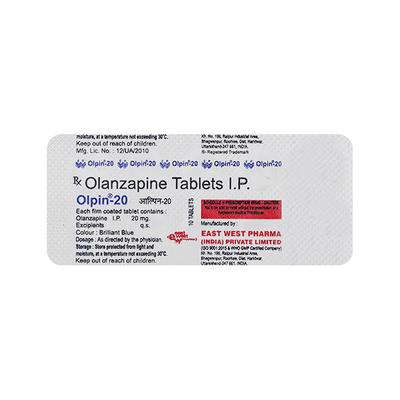 Olpin 20mg Tablet 10'S - Psychosis-Ans