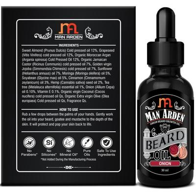 Man Arden Luxury Onion Beard Growth Oil 30 ml - Shower Gels & Body Wash