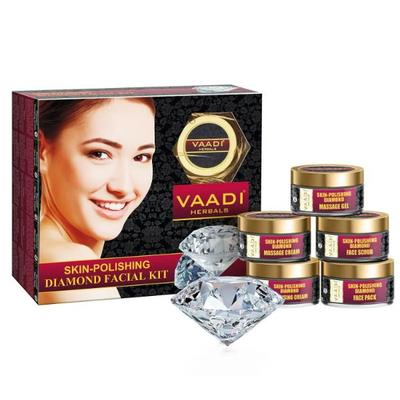 Vaadi Herbals Skin-Polishing Diamond Facial Kit 270 gm - Facial Kits