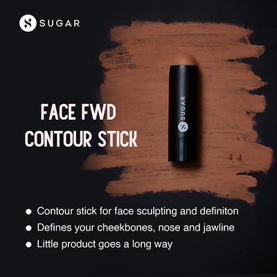 SUGAR Cosmetics Face Fwd Contour Stick - 01 Fawn First (Milk Chocolate Brown) 9 gm - Foundation