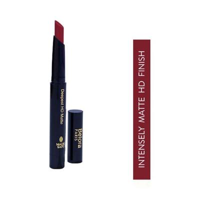 Belora Paris Deepest HD Matte Crayon Lipstick with Vit C Evening Mist 1.2 gm - Lip Crayons