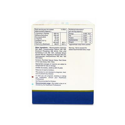 CARNISURE XT Tablet 15's - Supplements-Vam