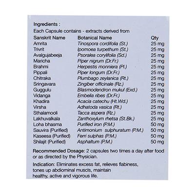 Kairali Lipidex Capsules 60's - Speciality Medicines