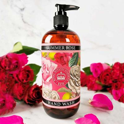 The English Soap Company - Royal Botanic Gardens, Kew - Summer Rose Hand Wash 500 ml - Hand Wash & Soaps