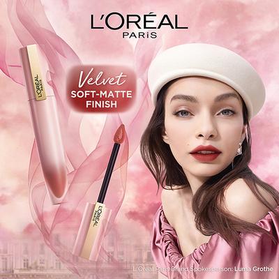 L'Oreal Paris Chiffon Signature Liquid Lipstick, 224 Roll 7 ml - Liquid Lipsticks