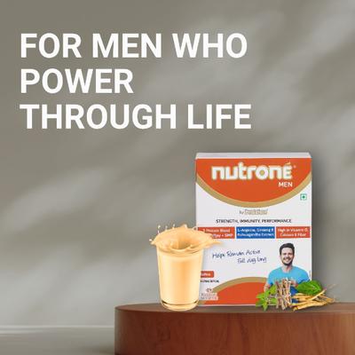 Nutrone Men Powder - Saffron Flavour (with Free Shaker) 300 gm - Multi-Vitamins