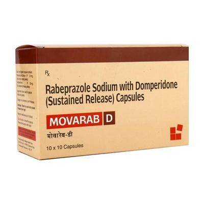 Movarab D Capsule 10'S - Ulcer/Reflux/Flatulence-Aaa