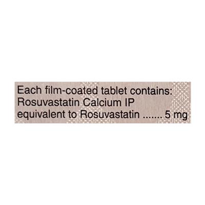 Rosulip 5mg Tablet 15'S - High Cholesterol-Dys