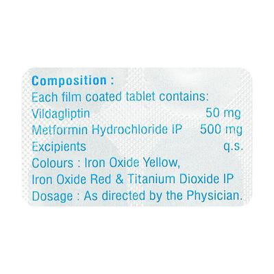 VIBITE M 500mg Tablet 15's - Diabetes-Ant