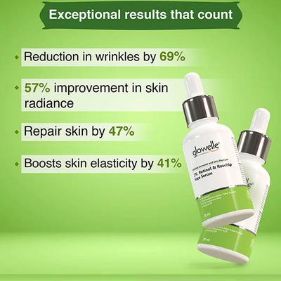 Aryanveda Glowelle 2% Retinol and Rosehip Oil Extract Face Serum 30 ml - Face Serum