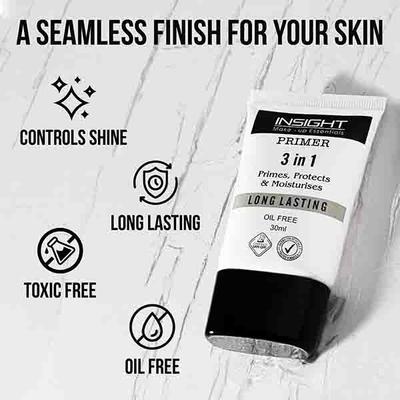 Insight Cosmetics 3 In 1 Long Lasting Primer 30 ml - Primer