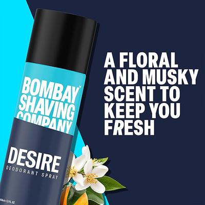 Bombay Shaving Company Desire and Noir 150ml each Deodorant Spray for Men 2's - Men Deodorants/Roll-Ons